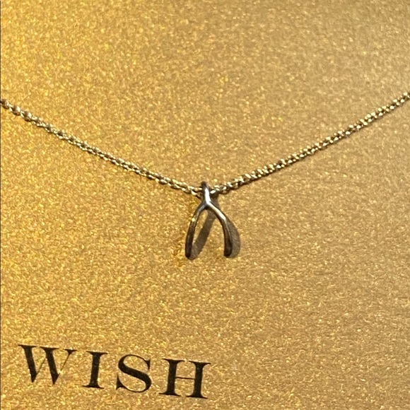 NIB Dogeared Wishbone Charm Necklace - Picture 7 of 7